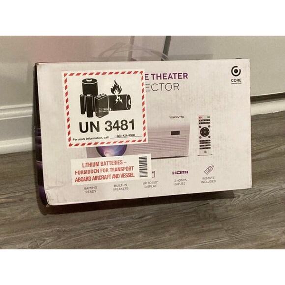 Core Innovations CJR600 150" projector-  White - Picture 1 of 4